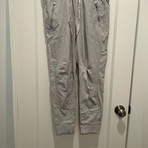 ATHLETA gray, unlined joggers.  Size 8  Like new.